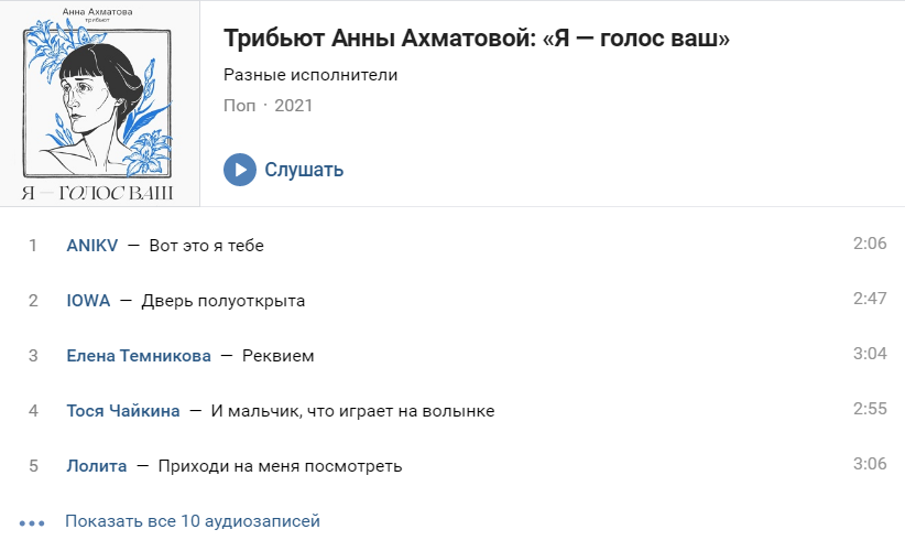 Сайт где голоса. Трибьют Ахматовой. Трибьют Анне Ахматовой я голос ваш. Альбом трибьют Ахматовой. Я голос ваш Ахматова альбом.