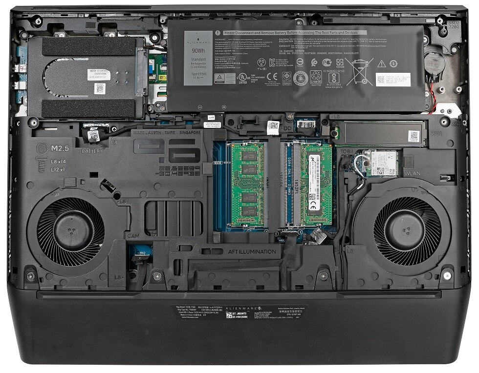 Для чего нужен ноутбук. Dell Alienware area-51m. Alienware area 51m Disassembly. Алинвар m51. Alienware 51 м.