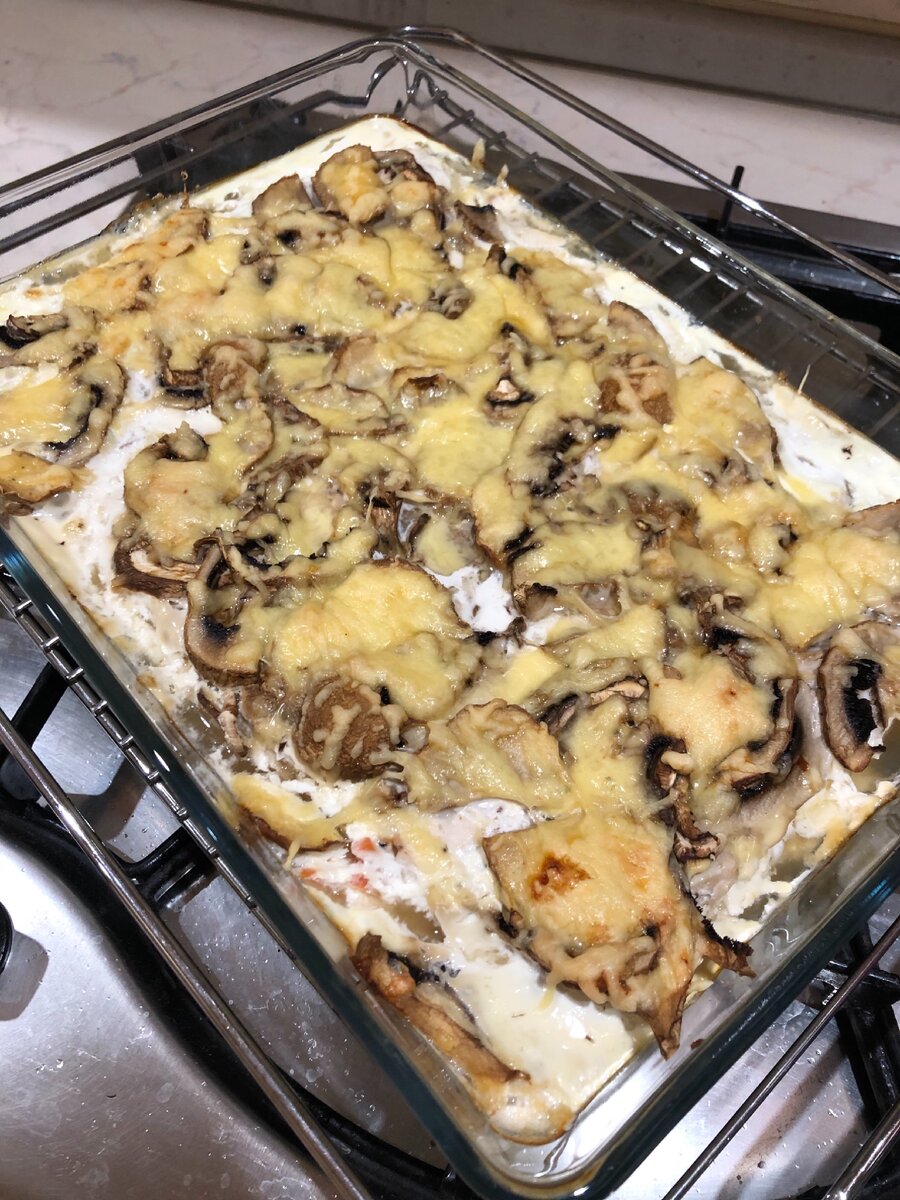 Запеканка с куриной грудкой и овощами