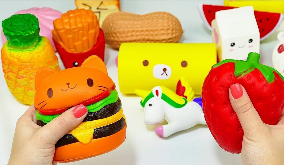 Сквиши, их еще называют игрушки-антистресс. Фото: tkanix.info