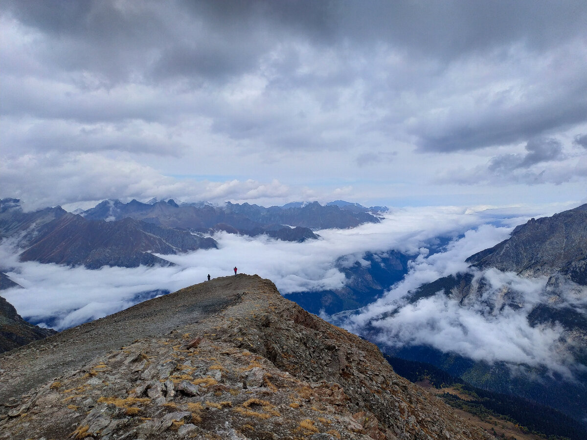 Вид с 3-его уровня в дождливую погоду