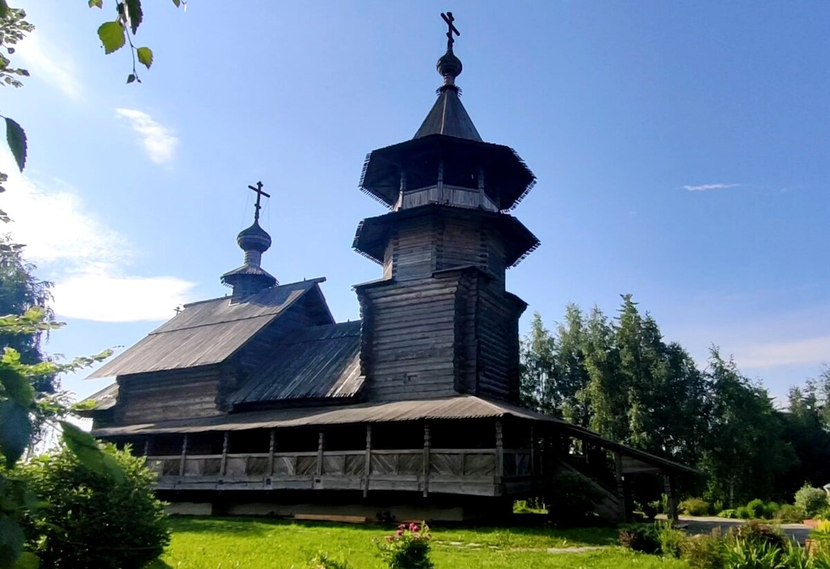 Деревянная церковь в селе Благовещенье | С пенсией по жизни | Дзен