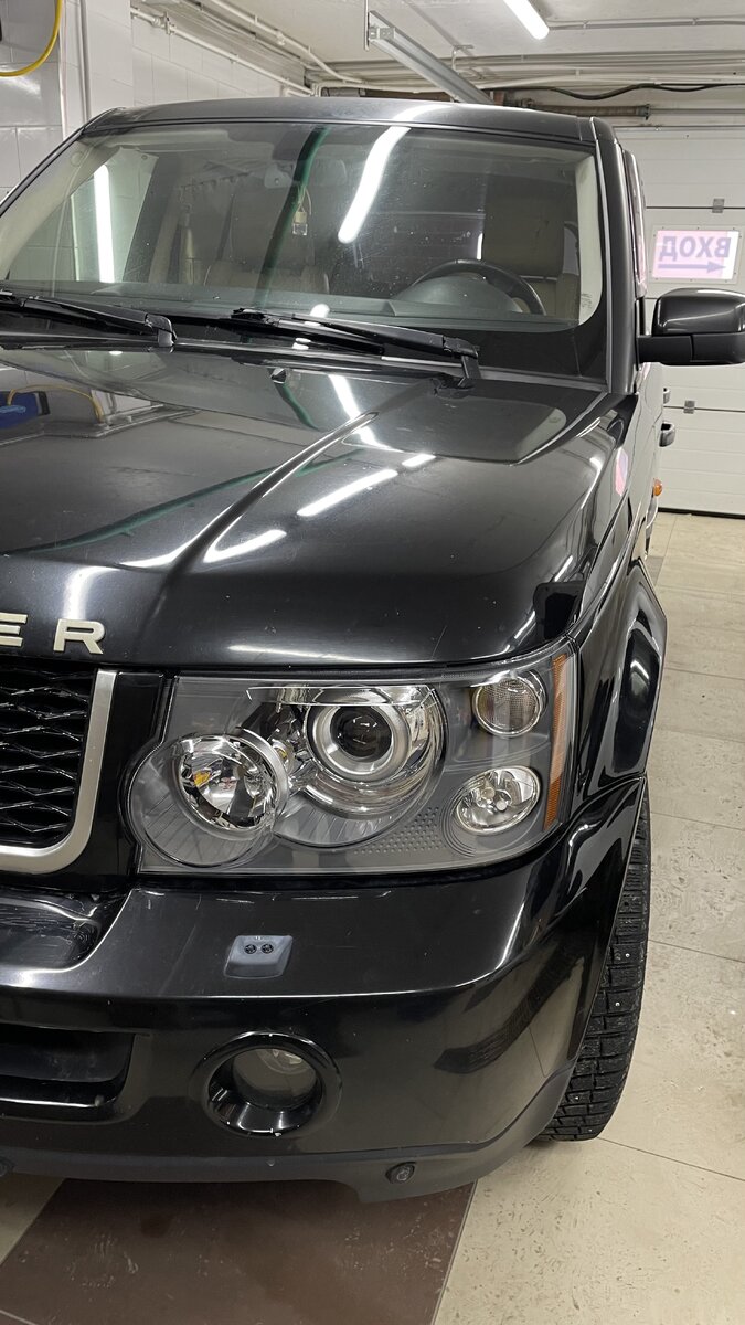 Фары после выполненных работ