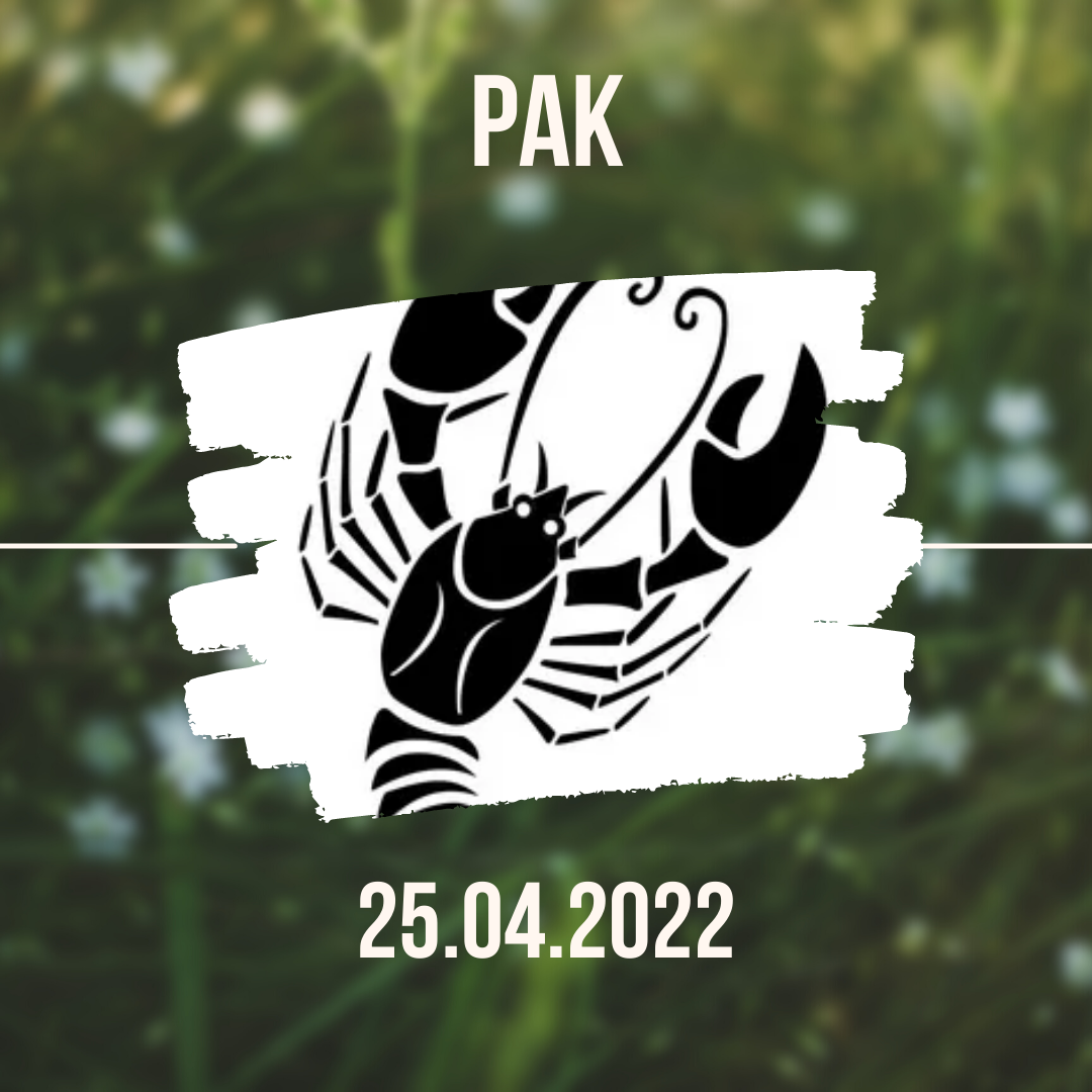 Рак - 25.04.2022