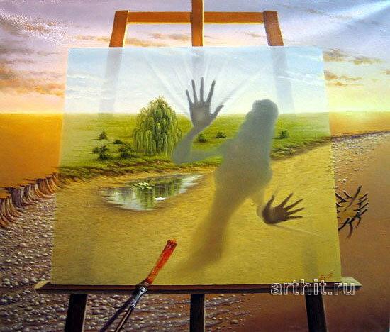 Lohmuller Gyuri. Ива на берегу реки