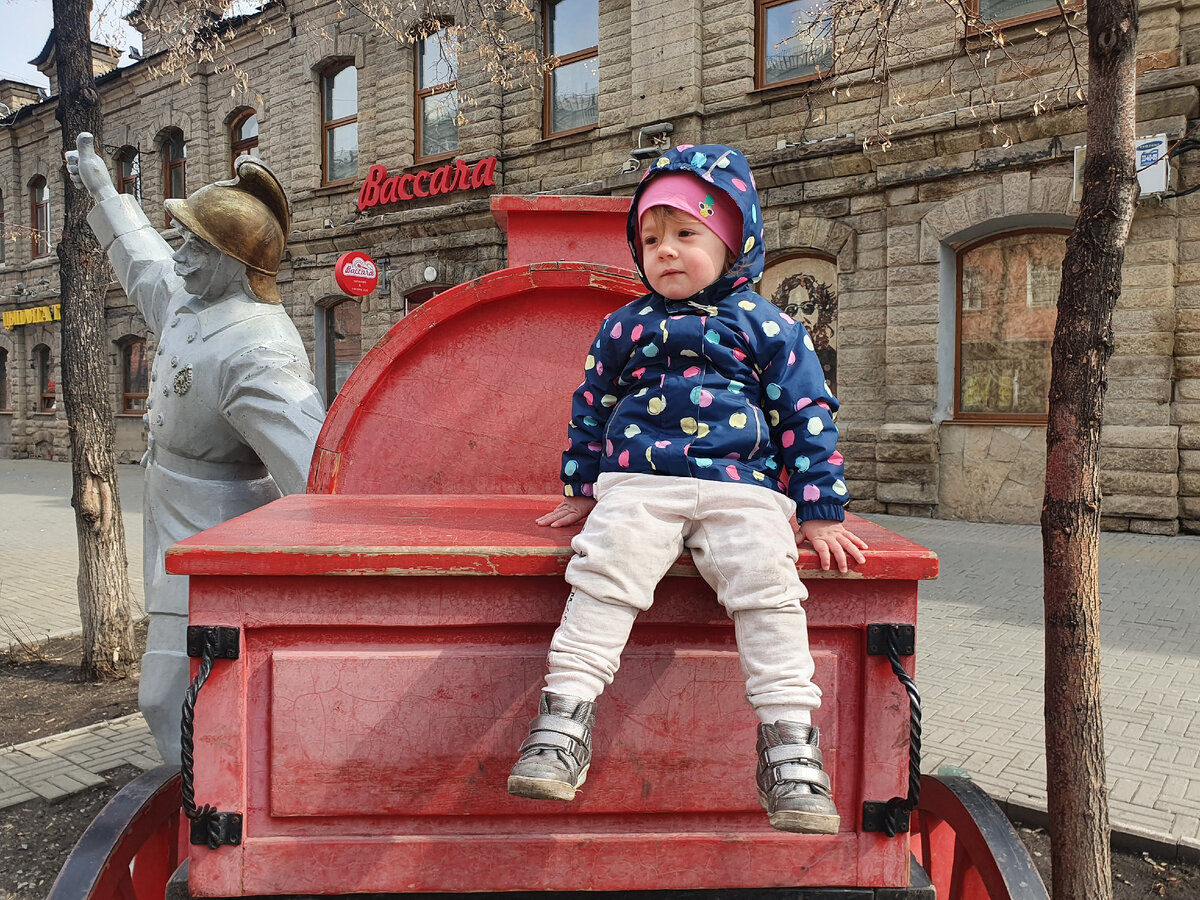 На пожарной машине