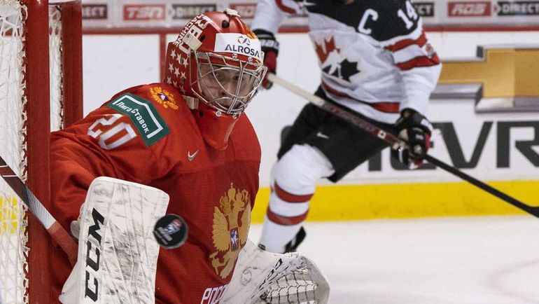 Кочетков в матче с Канадой, МЧМ-2019.