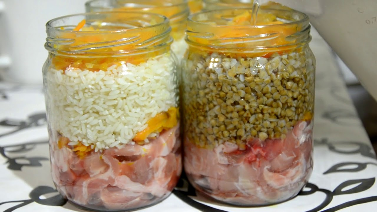 Каша с мясом универсальный вариант обеда или ужина