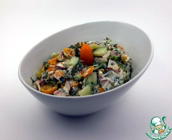     Салат с ламинарией и греческим йогуртом