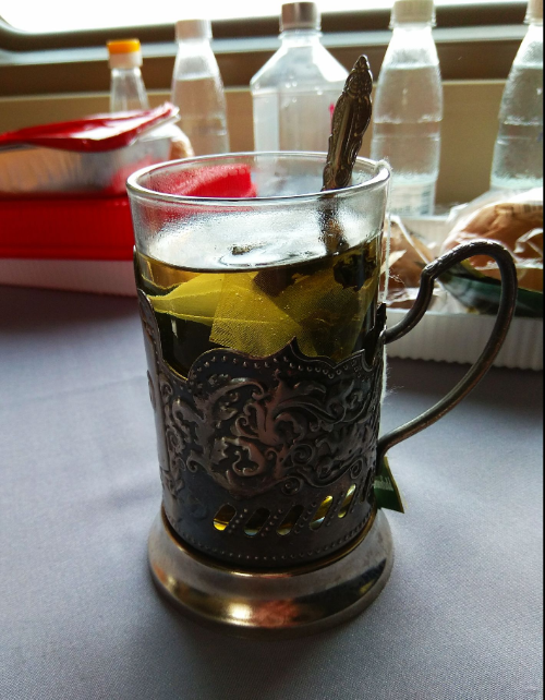 В купе поезда. Фото автора