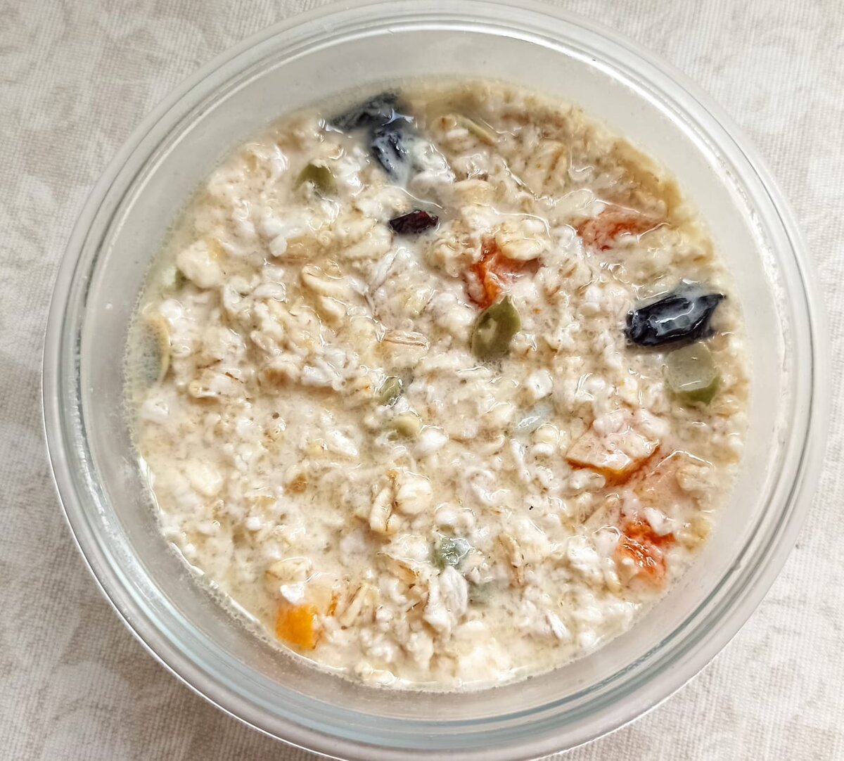 Готовая каша выглядит как вареная )