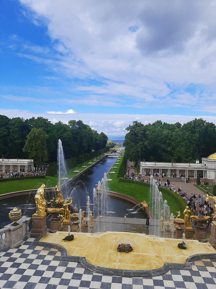 Петергоф, вид на Финский залив
