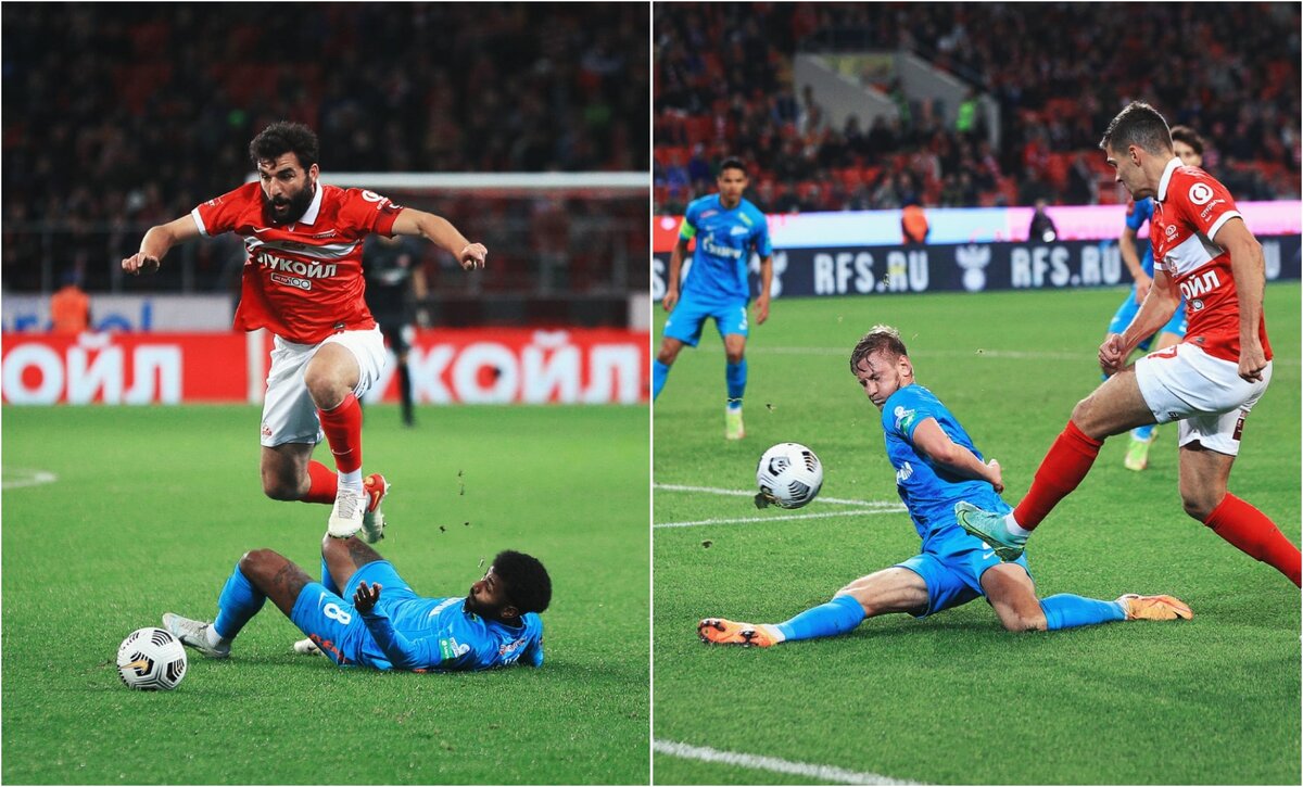    "Спартак" и "Зенит" выдали огненный матч. Фото: телеграм-канал ФК "Спартак"