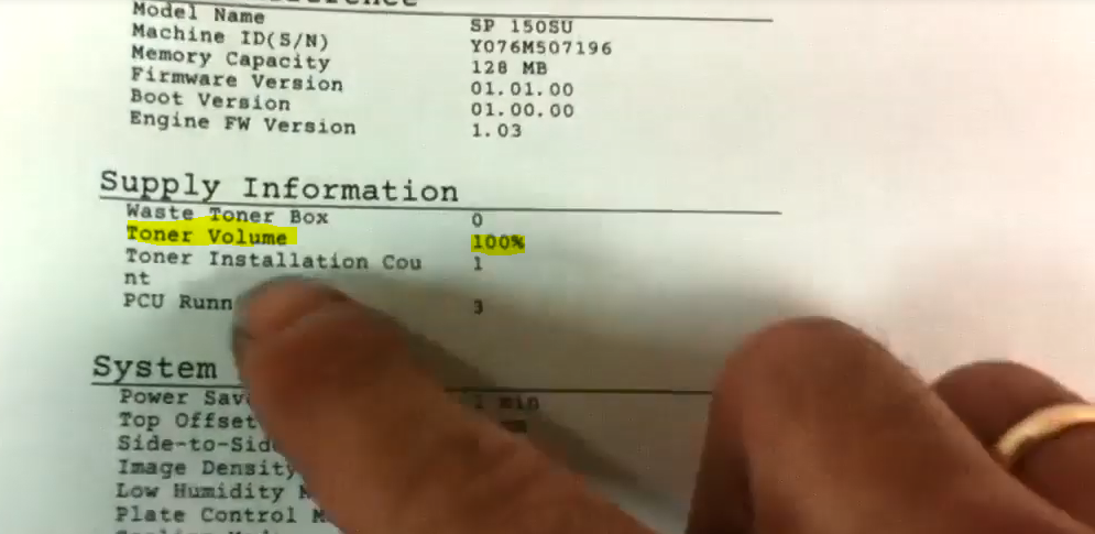 Фото 10. Отчет о расходных материалах