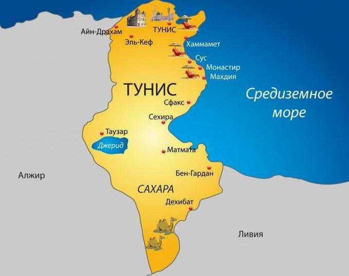 Где находится остров джерба