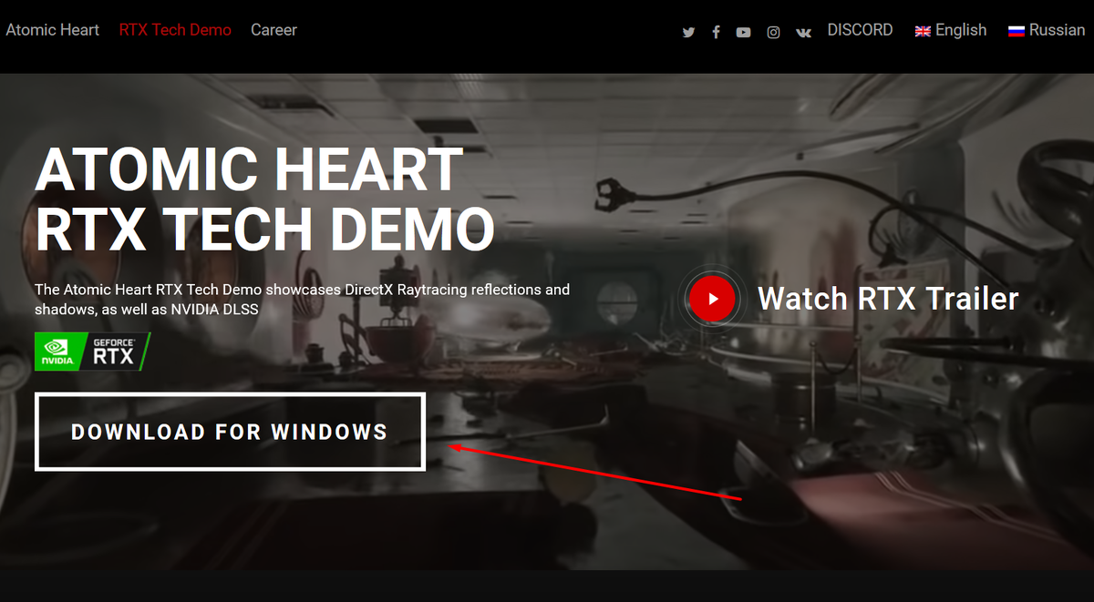Скачать демо игры Atomic Heart 