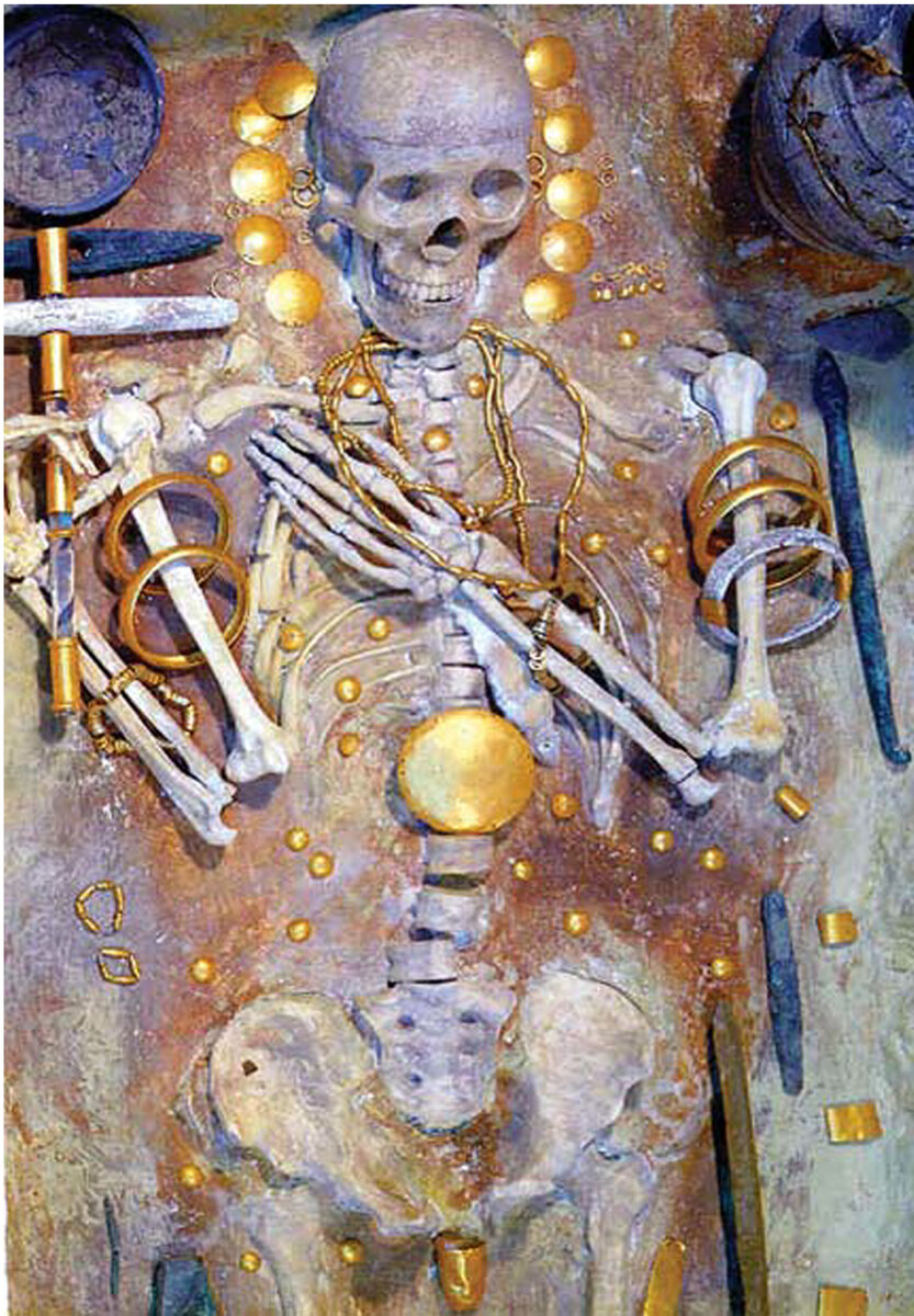 Погребение 43 могильник Варна I (по: Fol, Lichardus 1988: Abb. 24).