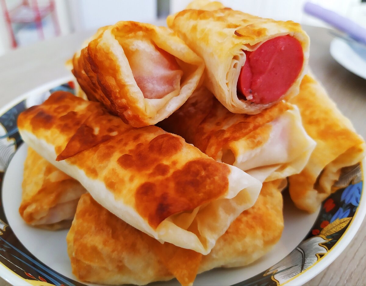 Слойки из лаваша