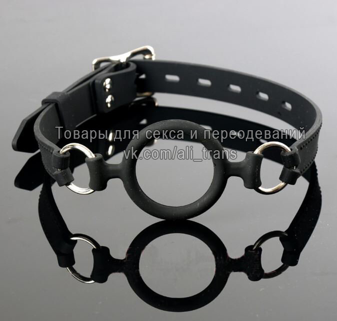 Силиконовый кляп с открытым ртом