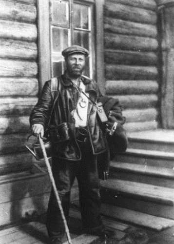 А.Е. Ферсман. Хибины, Начало 1920-х гг. Фото: Музей камня (геол. музей ОАО «Апатит»)