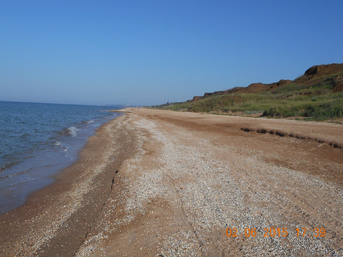 Азовское море, посёлок Пересыпь