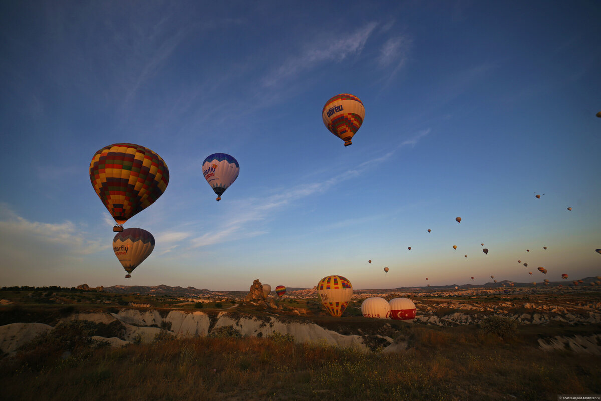 Турция, аэростаты в Каппадокии. Фото: © Julia Alisova