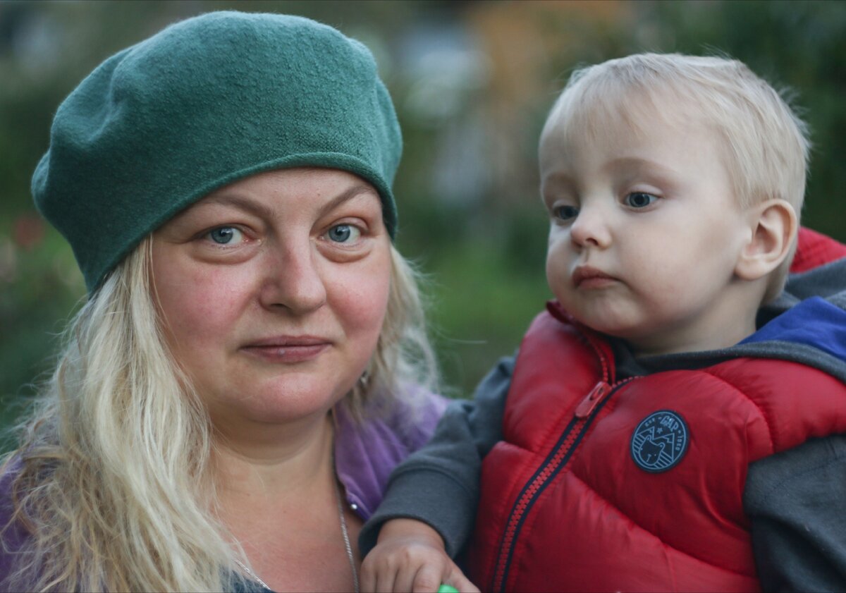 Марья с сыном Иваном