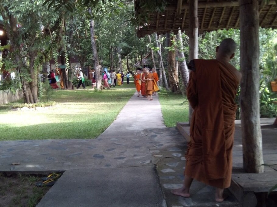 В буддийском монастыре можно развить важное умение - отдыхать, имитируя деятельность