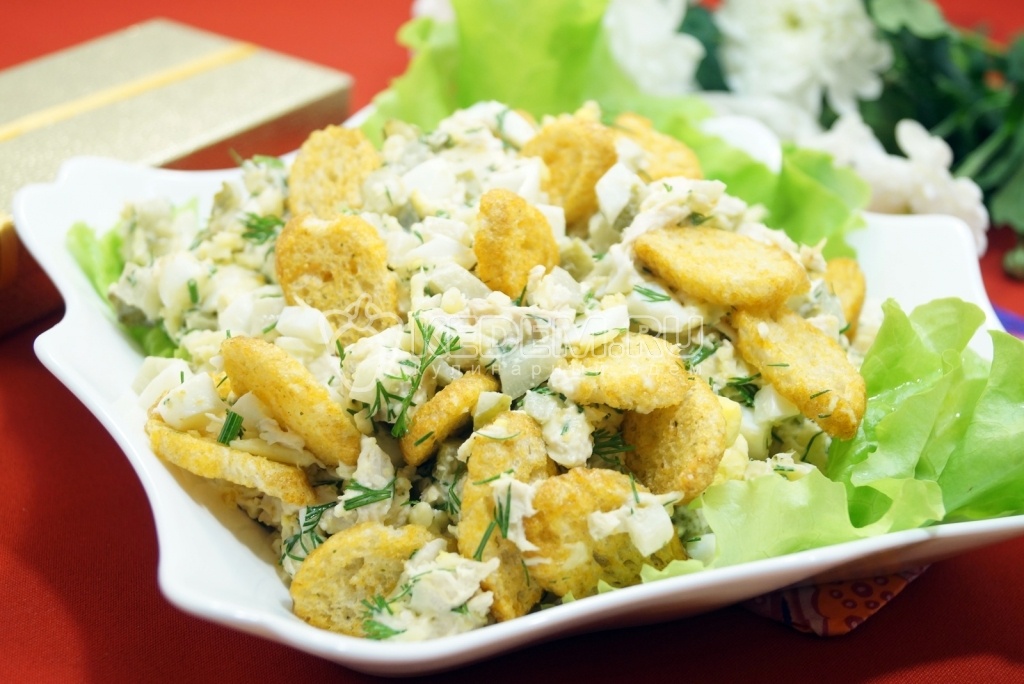 Заманчивый салат «Ольга»