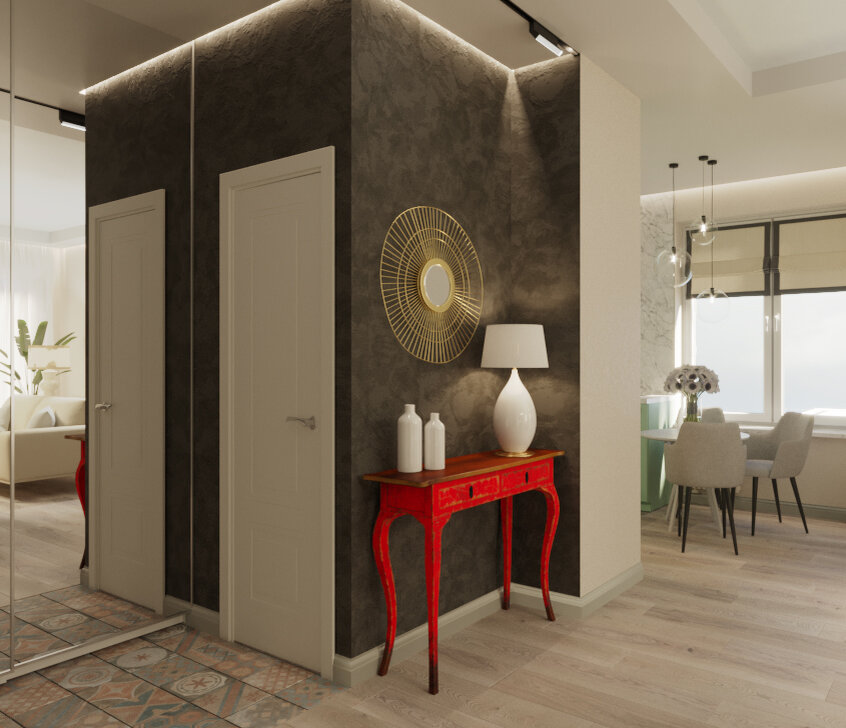 Прихожая из нашего проекта в ЖК "Зеленоград Сити"