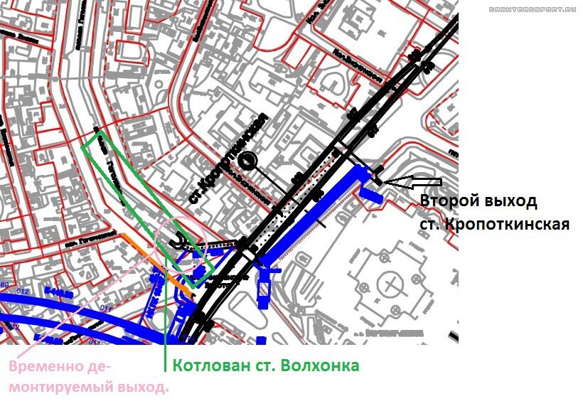 Схема станции кропоткинская