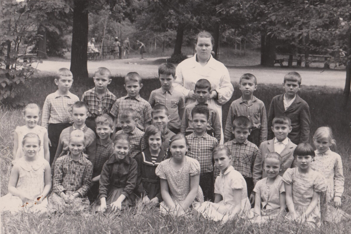 Лесная школа в Сокольниках, 1962-й или 1963 год. Из архива Леонида Перникова.