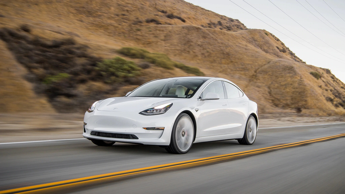 Tesla model 3 White