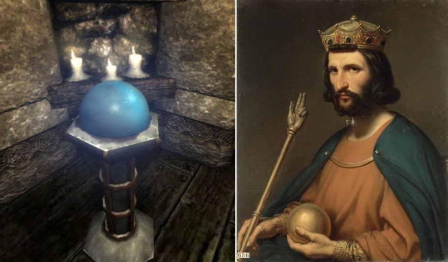 Сфера в игре и Эд Парижский, король Франции в 888–898 гг.
