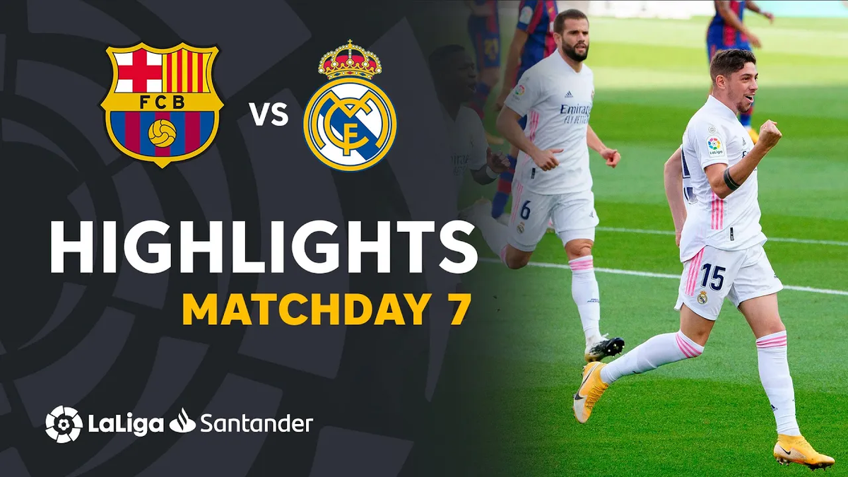 Видеообзор матча Барселона 1-3 Реал Мадрид