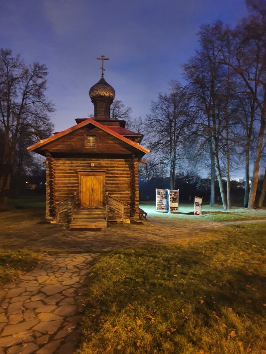 Часовня на Бутовском кладбище