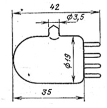 Изображение лампы из советского datasheet