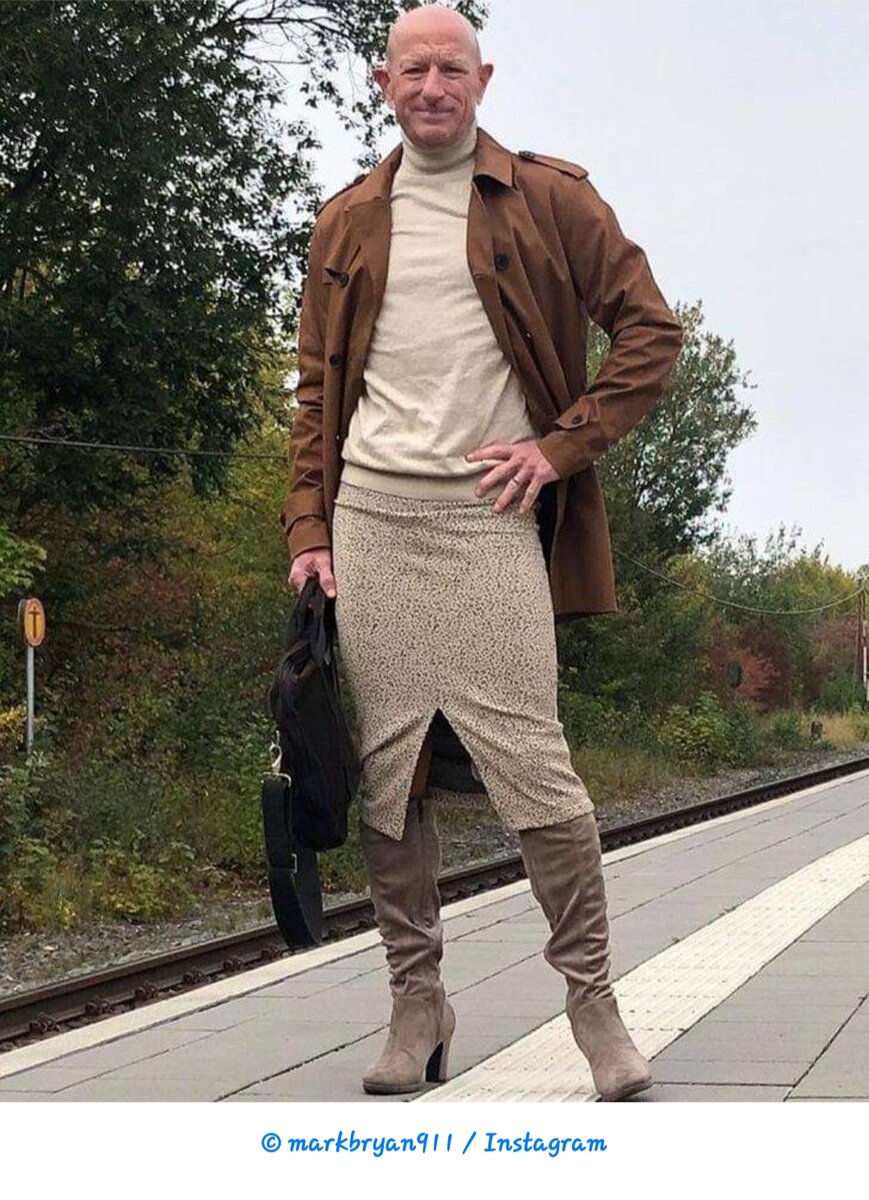 мужчины носят жен. колготки под шорты мужские. марк брайан в женской одежде. мужчины носят жен. мужчина на каблуках в германии.