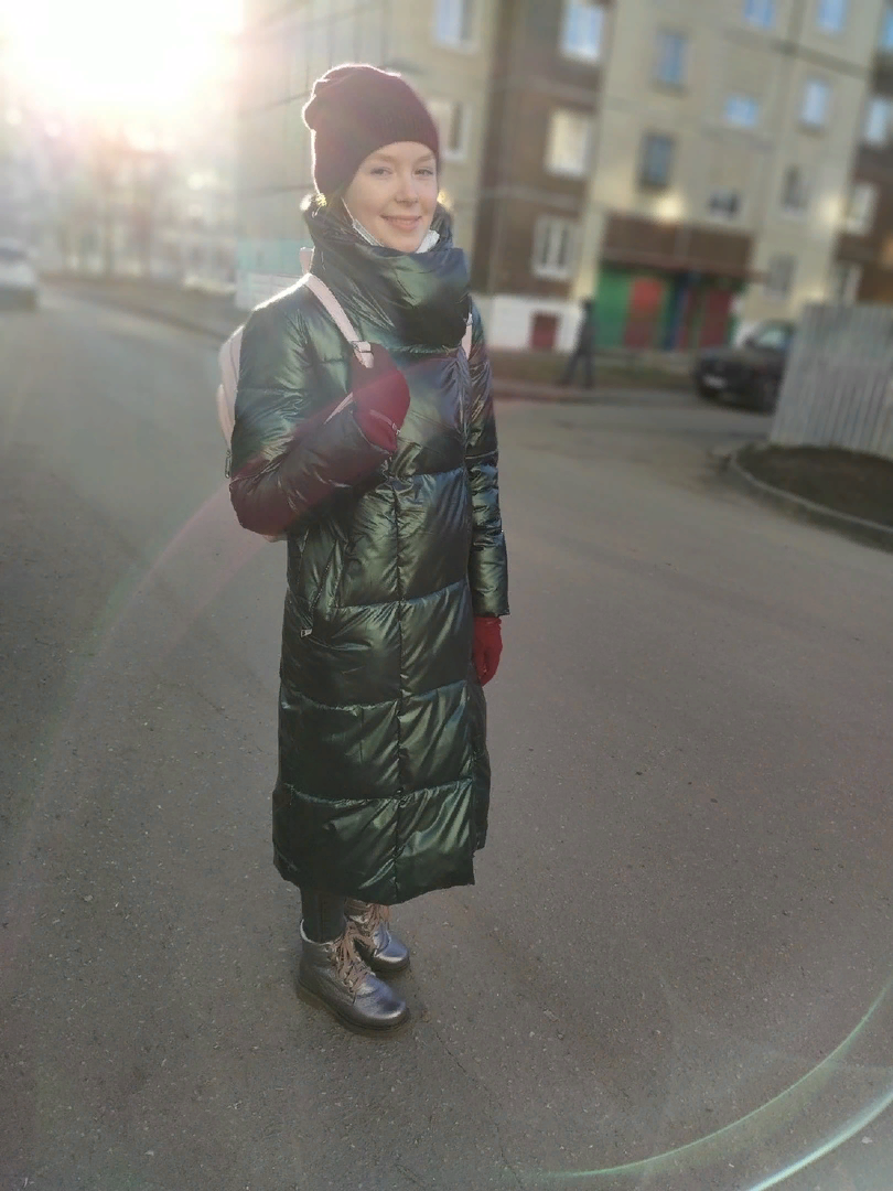 Не совсем удачная фотография, но зато я довольная:)