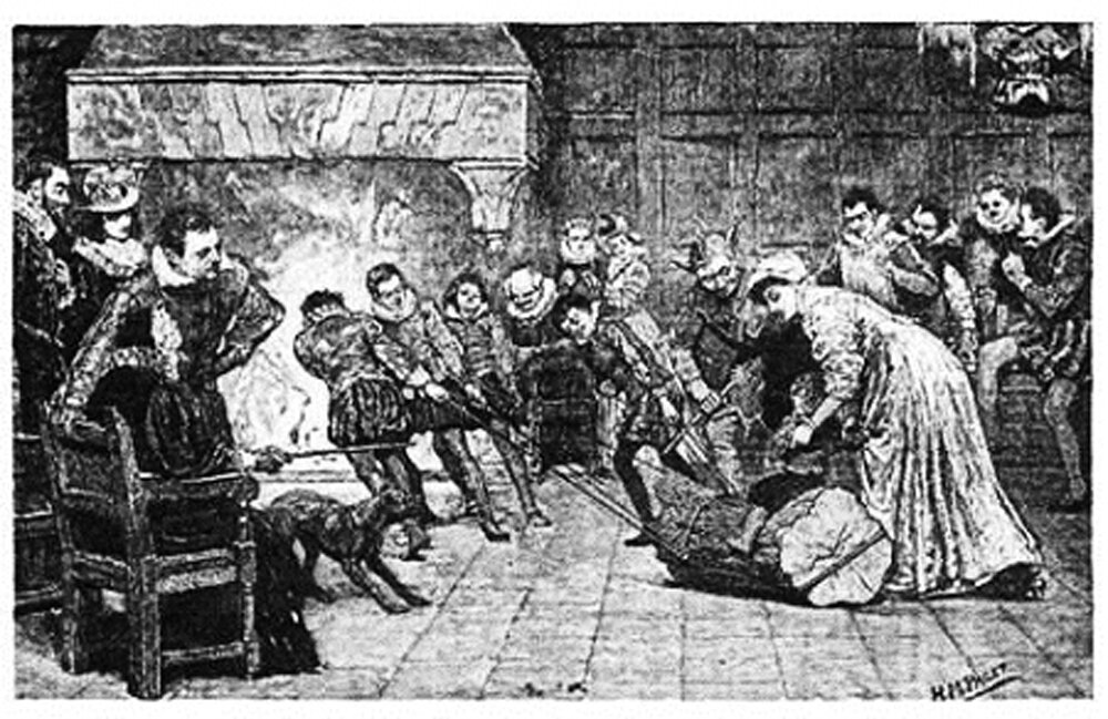 Полено должно быть не маленькое, чтоб гореть 12 ночей