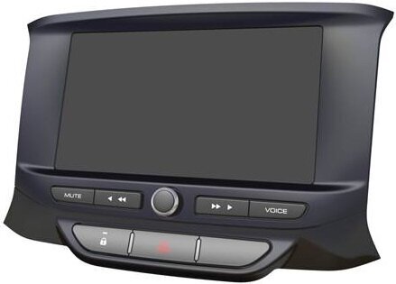 Новая мультимедийная система для Lada, изображение из базы Роспатента