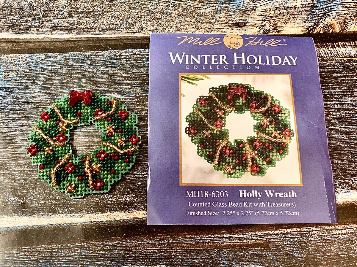 Мой наборчик магнит от Милл Хилл "Рождественский венок"