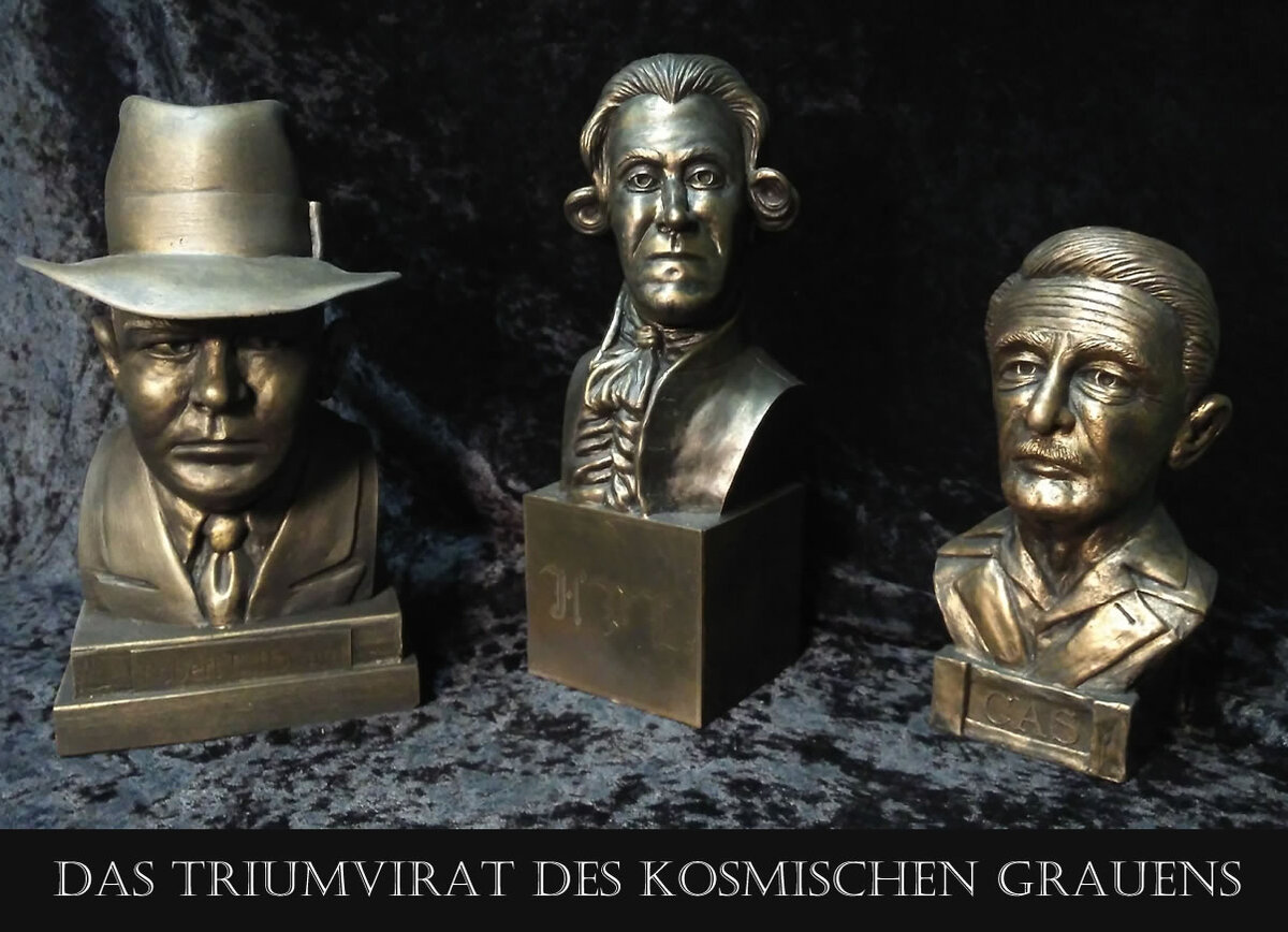 Мушкетеры Лавкрафта. В этот круг входили: сам Лавкрафт, Роберт Блох, Кларк Эштон Смит и Роберт Говард(Конан Варвар, Соломон Кейн)