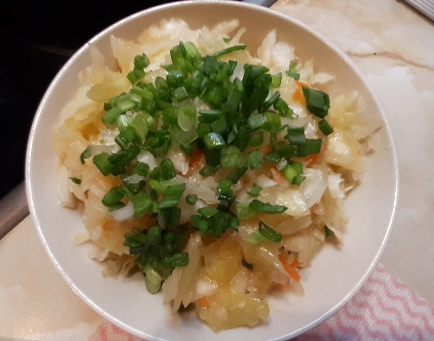 Своя квашеная капуста. Фото автора