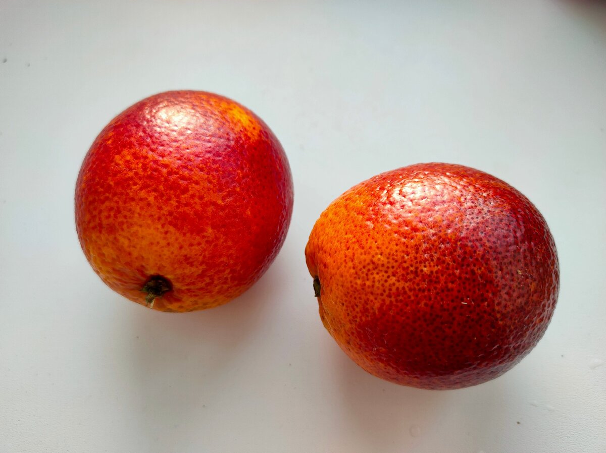 Красные апельсины. Личная фотография