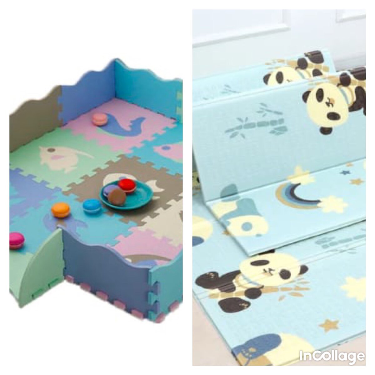 Коврик-пазл и складной коврик