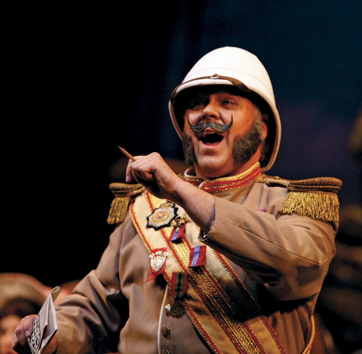 Генерал-майор Стэнли из оперетты Гилберта и Салливана "Пираты Пензаса" со своей знаменитой скороговоркой.