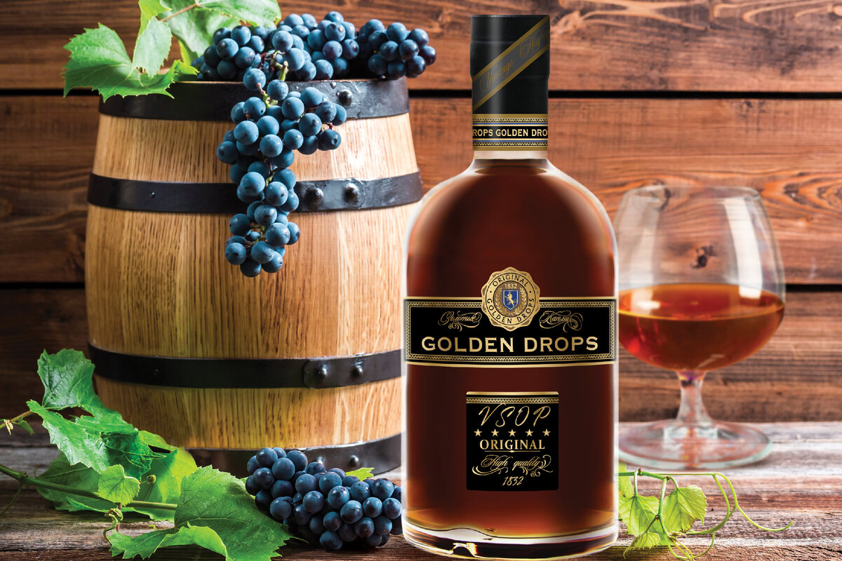 Коньяк Golden Drops