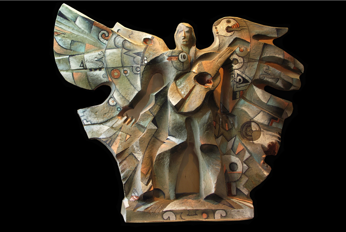 Александр Шенгелия "Виктор Хара. Расстрелянная песня". Керамика.