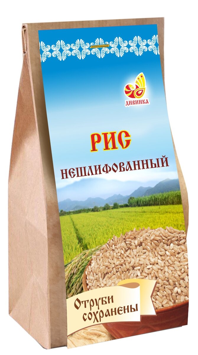 Рис нешлифованный Дивинка
